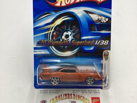 2006 Hot Wheels First Editions #001 70 Plymouth Superbird Orange 39D Supply