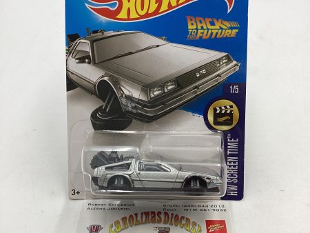 2016 Hot Wheels Screen time #221 Back to the Future Time Machine - Hover Mode 122B Online