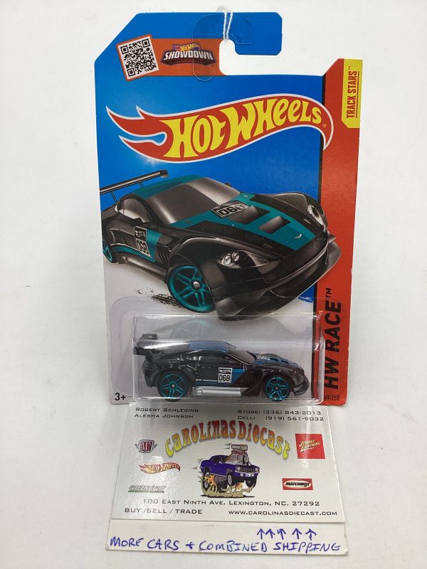 2015 Hot Wheels HW Race #149 Aston Martin Vantage GT3 Black 108E Online Sale