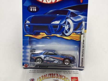 2002 Hot Wheels First Editions #019 Nissan Skyline *Bad Card* 82D For Sale