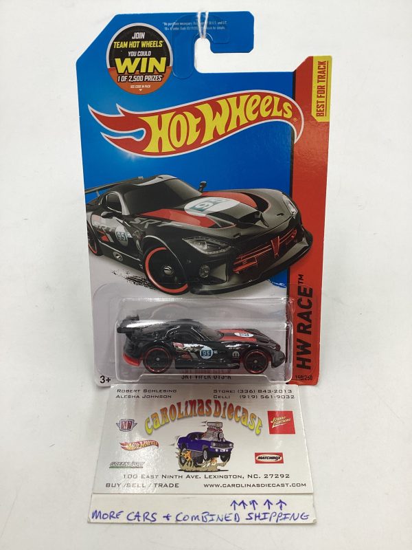 2015 Hot Wheels HW Race #150 SRT Viper GTS-R Black 60E Cheap