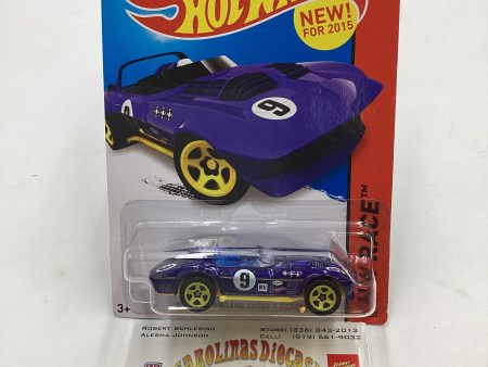 2015 Hot Wheels HW Race #179 Corvette Grand Sport Roadster Blue 1C For Sale