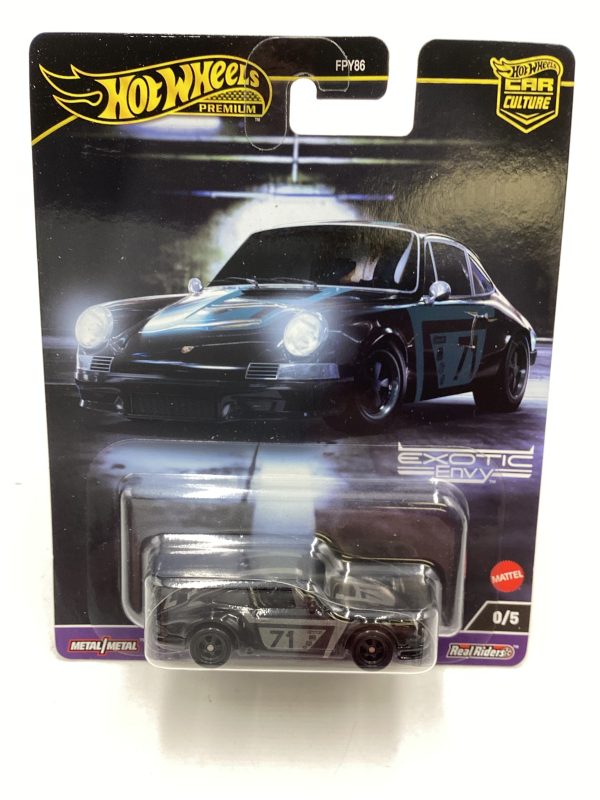 2024 Hot wheels Exotic Envy CHASE 0 5 71 Porsche 911 Black with protector For Sale