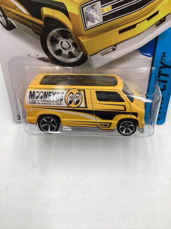 2015 Hot wheels HW City #20 Custom 77 Dodge Van Mooneyes 43D on Sale