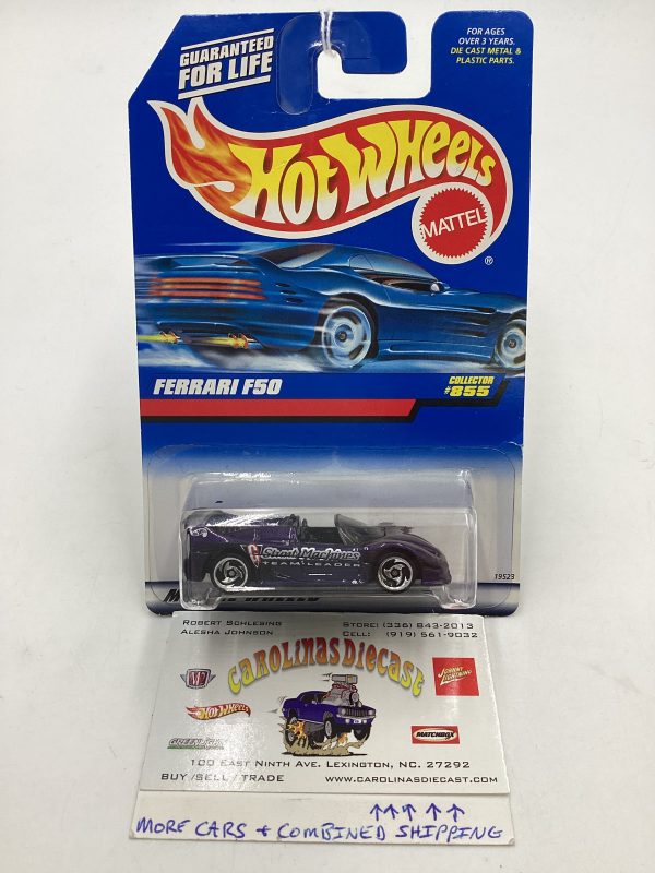 1998 Hot Wheels #855 Ferrari F50 Purple Cheap