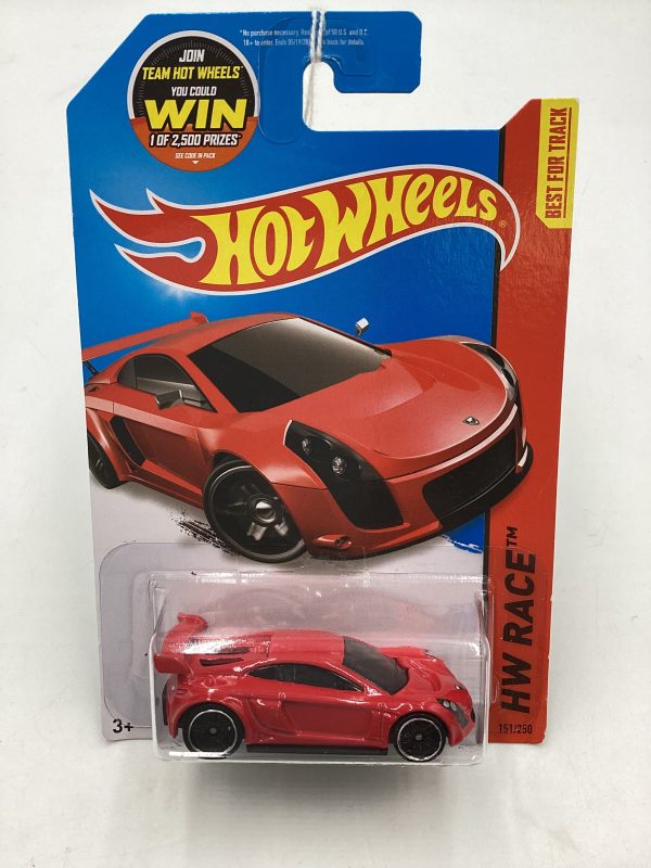 2015 Hot Wheels HW Race #151 Mastretta MXR Red 68H Cheap