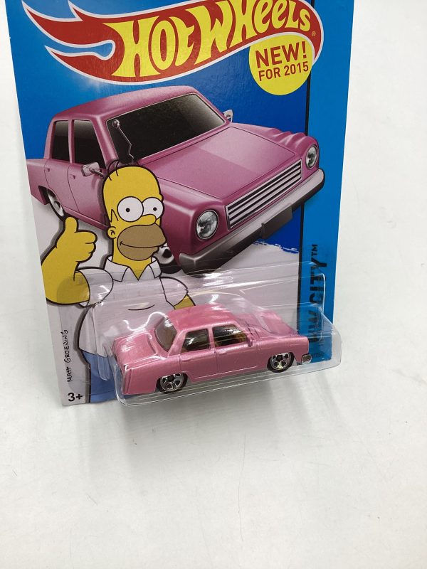 2015 Hot wheels HW City #56 The Simpsons Family Car 123B Online Sale