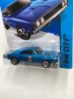 2015 Hot wheels HW City #19 69 Dodge Charger 500 Blue 56C Hot on Sale