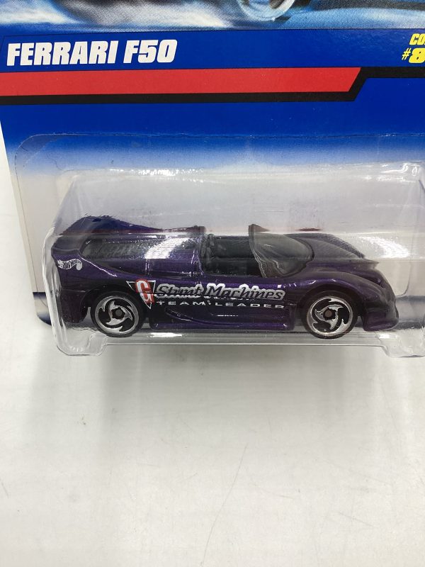 1998 Hot Wheels #855 Ferrari F50 Purple Cheap