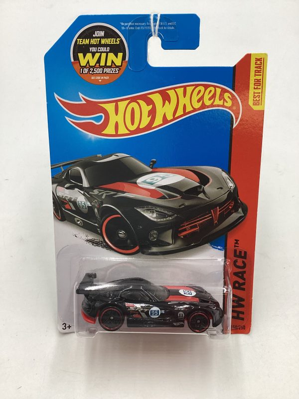 2015 Hot Wheels HW Race #150 SRT Viper GTS-R Black 60E Cheap