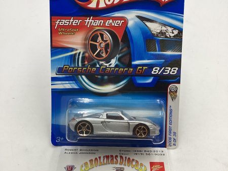 2006 Hot Wheels First Editions #008 Porsche Carrera GT Faster Than Ever 99E For Discount