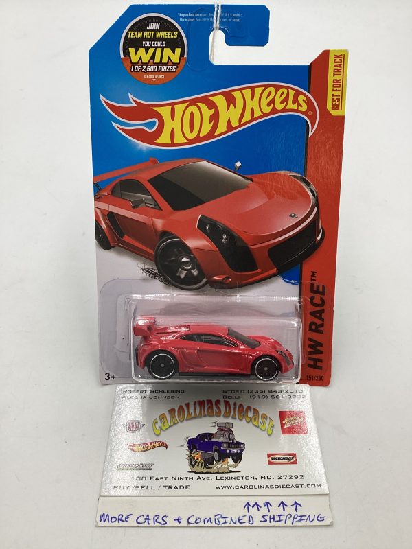 2015 Hot Wheels HW Race #151 Mastretta MXR Red 68H Cheap