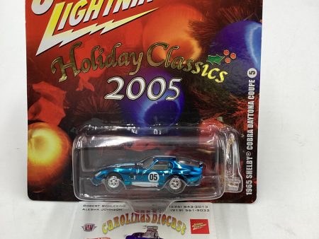 Johnny lightning Holiday Classics 2005 #5 1965 Shelby Cobra Daytona Coupe 189E Online Hot Sale