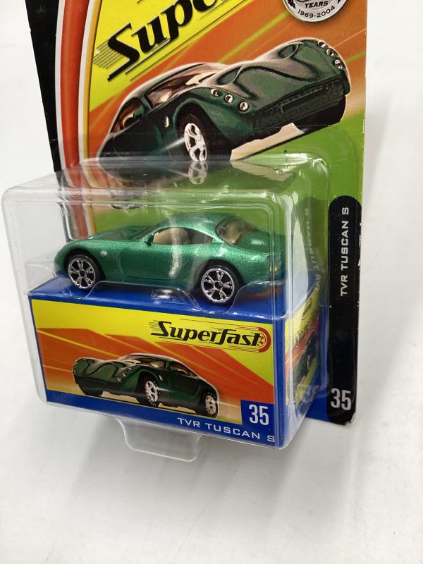 Matchbox 2004 Superfast #35 TVR Tuscan S green 169C Sale