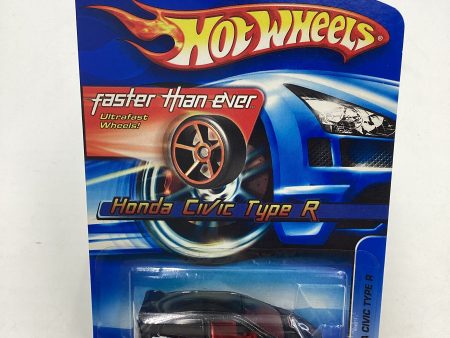 2006 Hot wheels Faster Than Ever #133 Honda Civic Type R Black 78A Online Hot Sale