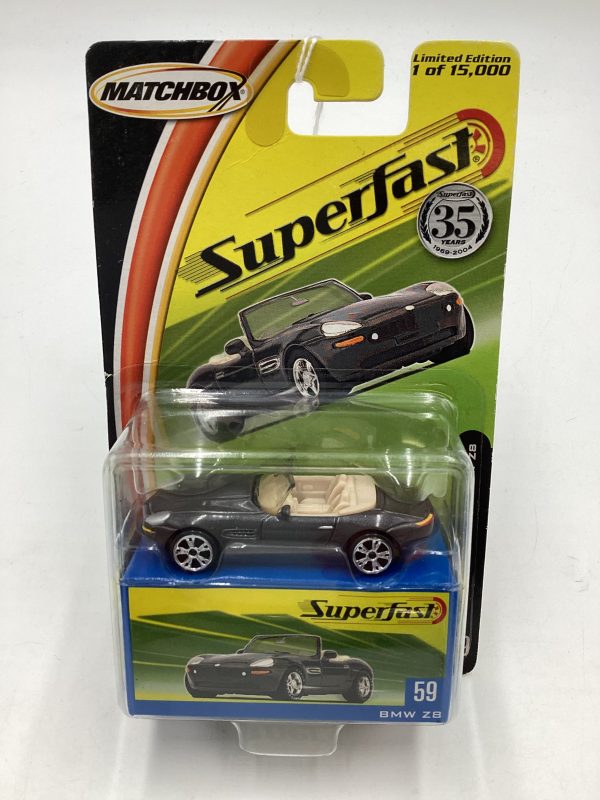 Matchbox 2004 Superfast #59 BMW Z8 Gray 169A on Sale