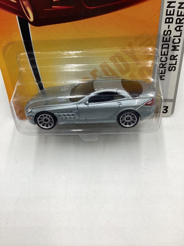 Matchbox 2009 Sports Cars #13 Mercedes Benz SLR McLaren Silver 208E For Sale