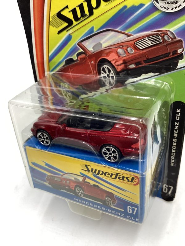 Matchbox 2004 Superfast #67 Mercedes Benz CLK Red 170F on Sale