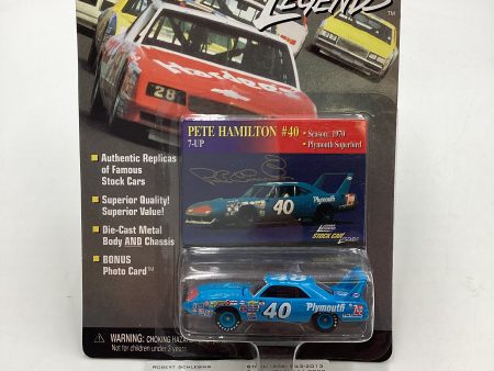 Johnny lightning Stock Car Legends #40 Pete Hamilton Plymouth Superbird 186B Online Hot Sale