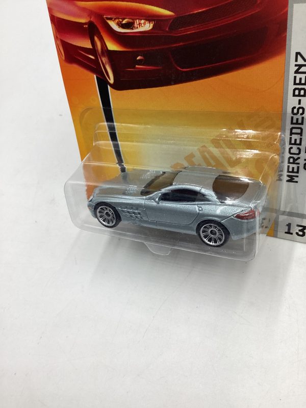 Matchbox 2009 Sports Cars #13 Mercedes Benz SLR McLaren Silver 208E For Sale