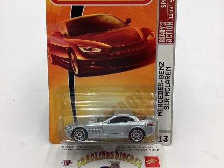 Matchbox 2009 Sports Cars #13 Mercedes Benz SLR McLaren Silver 208E For Sale