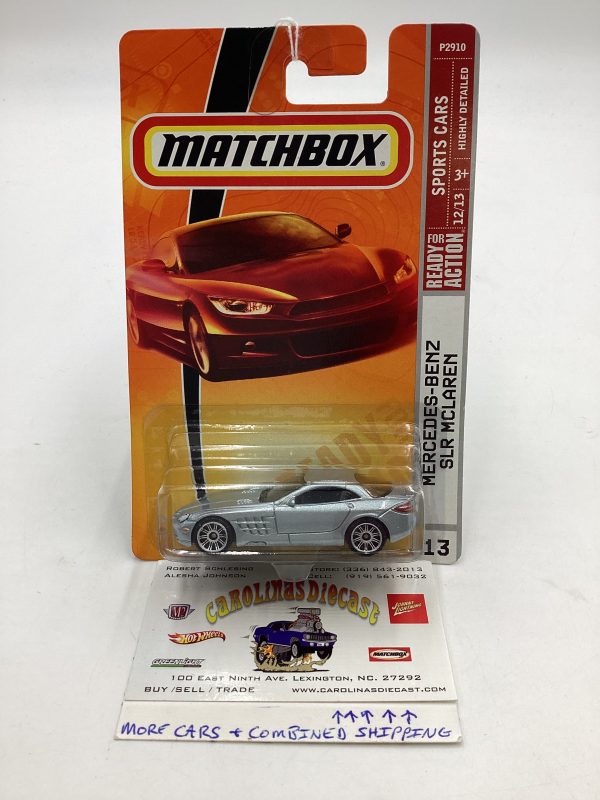 Matchbox 2009 Sports Cars #13 Mercedes Benz SLR McLaren Silver 208E For Sale