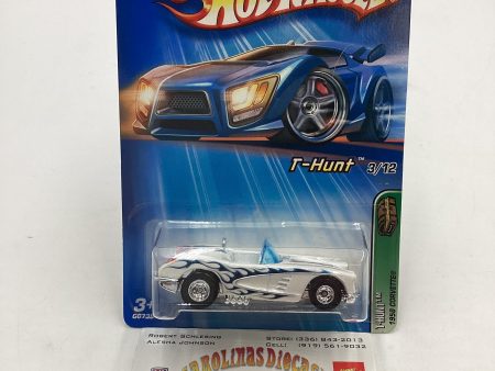 2005 Hot Wheels #123 Treasure Hunt 1958 Corvette 273A on Sale