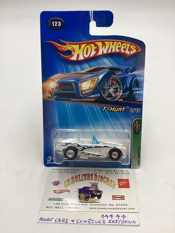 2005 Hot Wheels #123 Treasure Hunt 1958 Corvette 273A on Sale