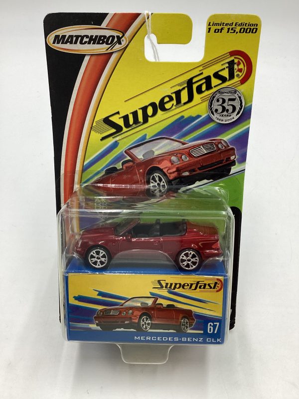 Matchbox 2004 Superfast #67 Mercedes Benz CLK Red 170F on Sale