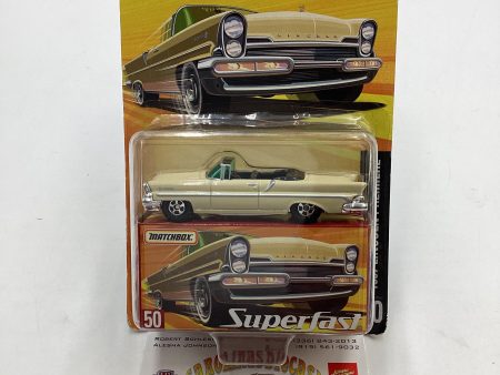 Matchbox 2005 Superfast #50 1957 Lincoln Premiere 170i Supply