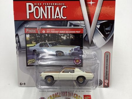 Johnny lightning High Performance Pontiac #6 1971 Pontiac Hurst SSJ Grand Prix 188C For Cheap