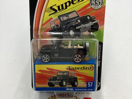 Matchbox Superfast #57 Jeep Wrangler Black 172B Cheap