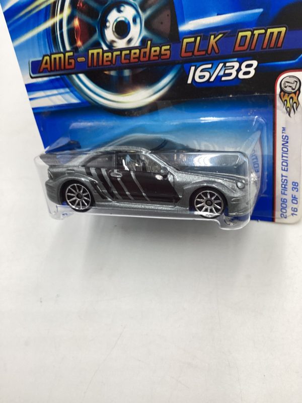 2006 Hot Wheels First Editions #016 AMG-Mercedes CLK DTM Silver 91B For Discount