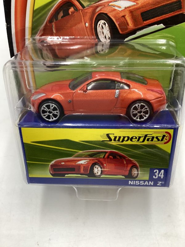 Matchbox 2004 Superfast #34 Nissan Z orange 169D Fashion