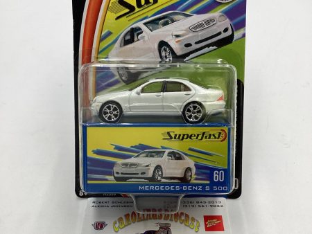 Matchbox 2004 Superfast #60 Mercedes Benz S 500 White 172A on Sale