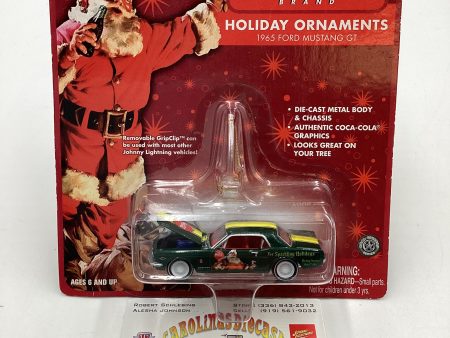 Johnny lightning Holiday Ornaments Coca Cola Chase 1965 Ford Mustang GT *Card not perfect* Discount