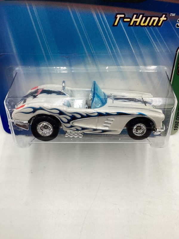 2005 Hot Wheels #123 Treasure Hunt 1958 Corvette 273A on Sale