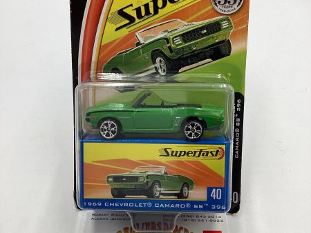 Matchbox 2004 Superfast #40 1969 Chevrolet Camaro SS 396 green 170i For Cheap