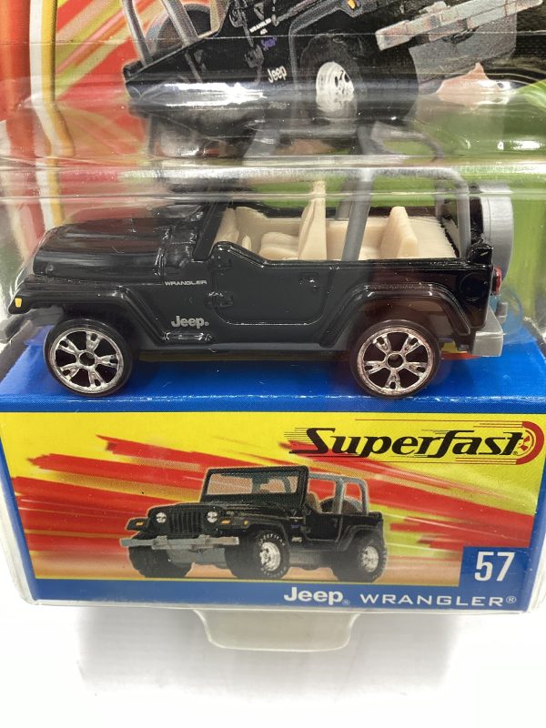 Matchbox Superfast #57 Jeep Wrangler Black 172B Cheap