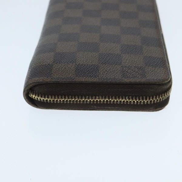 LOUIS VUITTON Damier Ebene Zippy Wallet Long Wallet N41661  94256 Discount