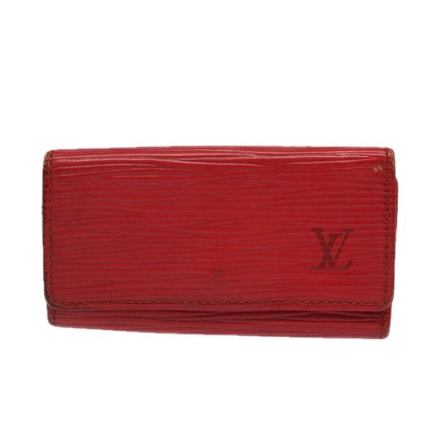 LOUIS VUITTON Monogram Epi iPhone Coin Key Cigarette Case 5Set Red Auth tb1235 Cheap