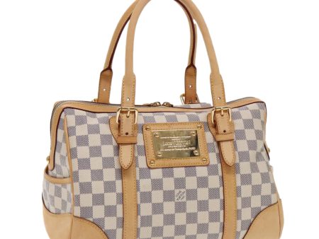 LOUIS VUITTON Damier Azur Berkeley Hand Bag N52001  94817 Online Sale