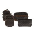 LOUIS VUITTON Monogram Clutch Bag Shoulder Bag 4Set  95100 Cheap