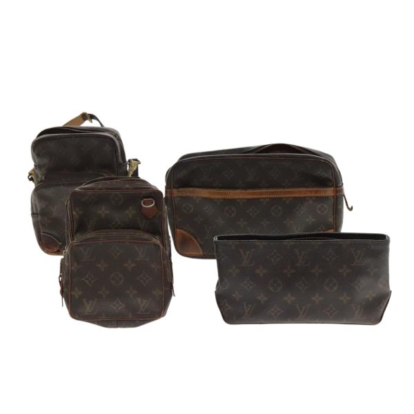 LOUIS VUITTON Monogram Clutch Bag Shoulder Bag 4Set  95100 Cheap