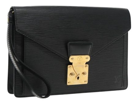 LOUIS VUITTON Epi Serie Dragonne Hand Bag Black Noir M52612  yk15434 Hot on Sale