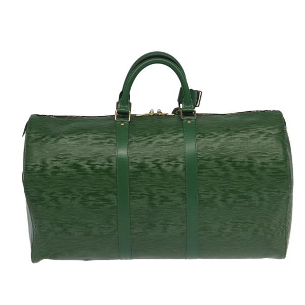 LOUIS VUITTON Epi Keepall 50 Boston Bag Green M42964  95253 Online Sale