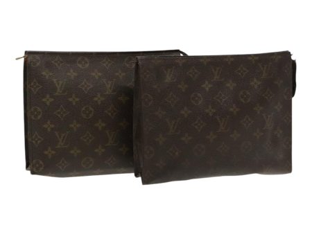 LOUIS VUITTON Monogram Poche Toilette 26 Pouch 2Set M47542  91576 on Sale