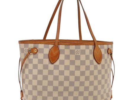 LOUIS VUITTON Damier Azur Neverfull PM Tote Bag N41362  91738 Online now