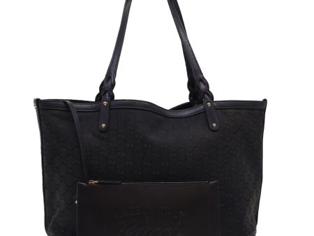 GUCCI GG Canvas Tote Bag Black 247209 ki2823 Online now