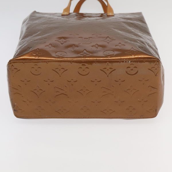 LOUIS VUITTON Monogram Vernis Reade MM Hand Bag Bronze M91143  95294 Online now